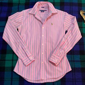 Timeless Ralph Lauren Striped Oxford